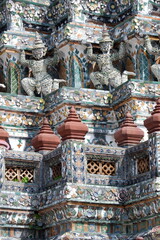 Obraz premium Wat Arun, The Temple of Dawn in Bangkok, Thailand