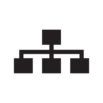 hierarchy vector icon
