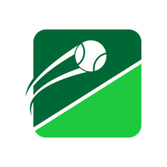 Padel sport icon design