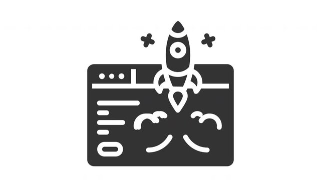 Animated launch icon