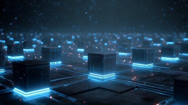The DePIN infrastructure connects physical devices and nodes to a decentralized blockchain.