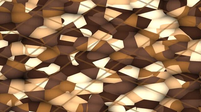Abstract Mosaic Pattern with Earthy Tones and Subtle Texture.