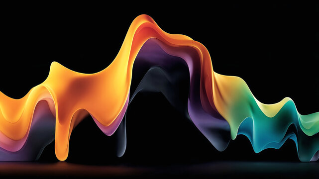 abstract colored background with spilled paints . Generative AI