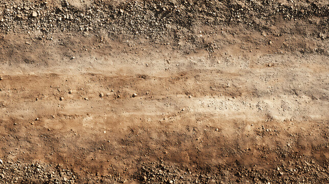 Layered Soil and Gravel Cross- Section Texture dirt