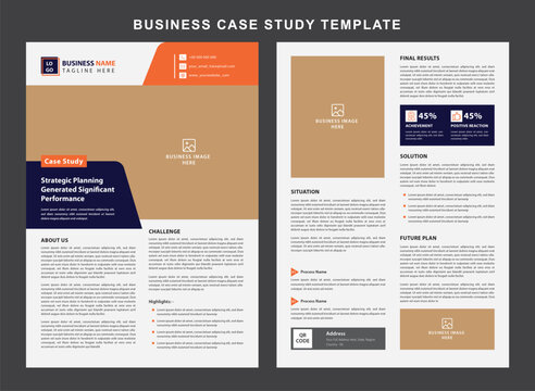 Business Case Study Template Design 011