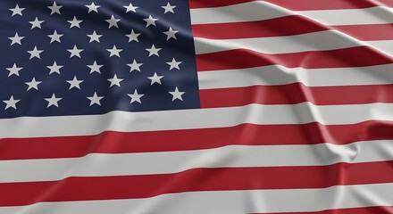 Fototapeta premium The flag of the united states of america