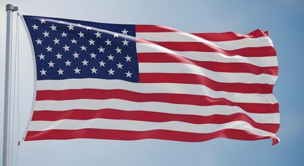Fototapeta premium The flag of the united states of america