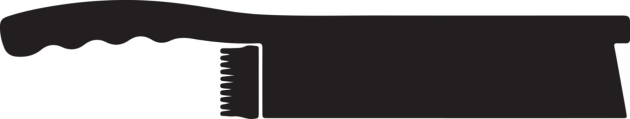 Ice Scraper icon in silhouette on white background.