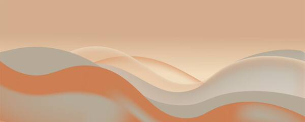 abstract smooth blur modern background. neutral contemporary backdrop. light orange pastel wallpaper.