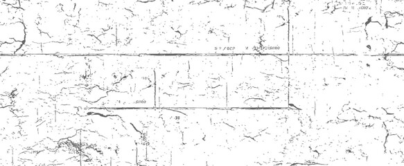Distressed Grunge Texture Overlay Vector Old Cracked Surface Background Black and White Abstract Vintage Effect
