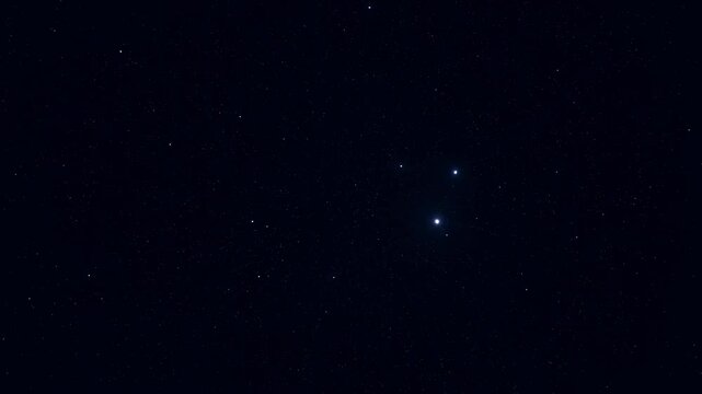 Night sky filled with stars showcasing a celestial view. Perfect for astronomy enthusiasts and space exploration themes
