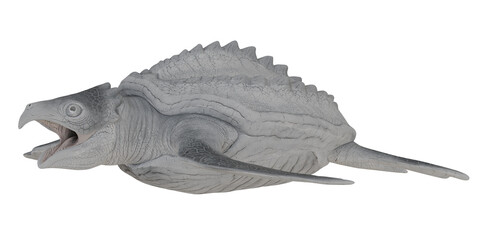 Detailed model of ancient marine reptile. © Ilie