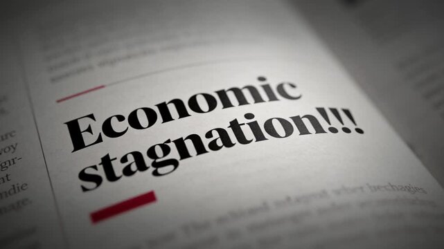 Financial Unease Highlighted In Media, News Imagery Reflects Economic Worries And Market Instability