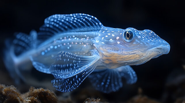 Viperfish's elongated body aiding in swift movements 