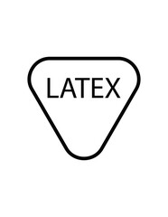 Modern latex logo design with clean lines and simple typography © Muhammad