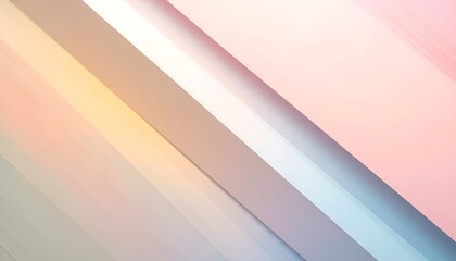Obraz premium Abstract pastel diagonal lines with gradients creating a layered effect