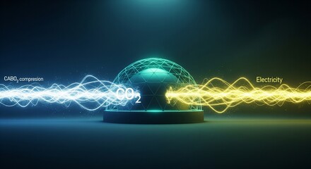 Abstract Energy Dome with Dynamic CO2 Flow Paths