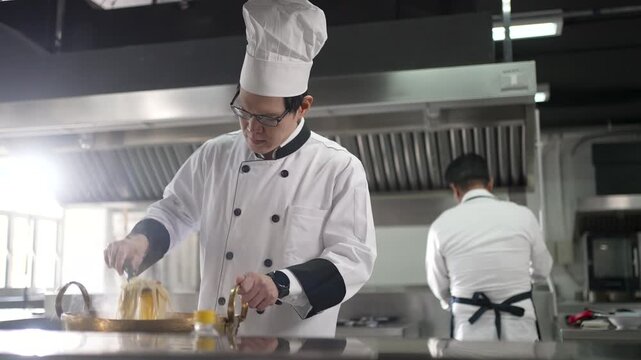 Adult students are upskilling to be restaurant chef. Education, occupation.