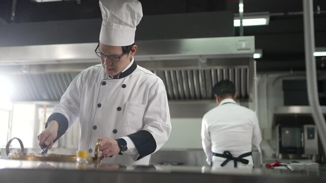 Adult students are upskilling to be restaurant chef. Education, occupation.