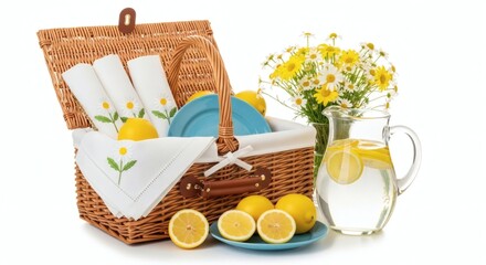 Picnic Basket and Lemonade