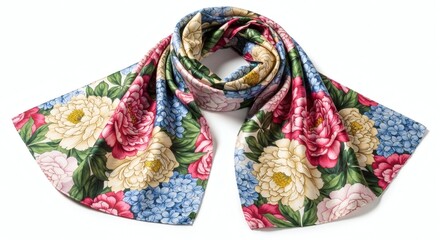 Floral Silk Scarf