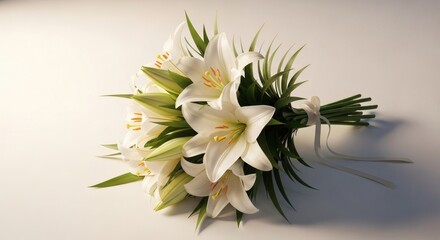 White Lily Bouquet