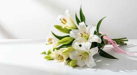 White Lily Bouquet