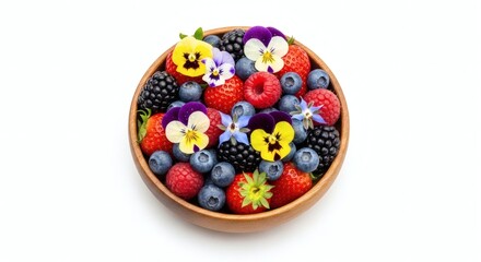 Bowl of Mixed Berries