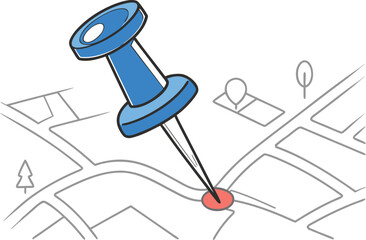 Real-Time Grocery Order Tracking Map Pin Icon for Live Location and Delivery Status