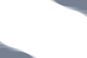 対角にネイビーの抽象的な波を配置したスタイリッシュな背景フレーム