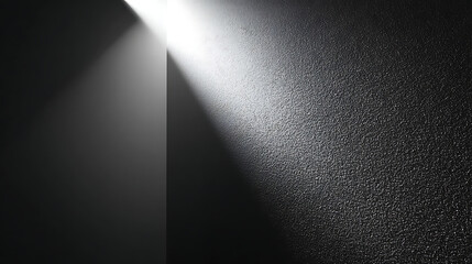 Textured Dark Wall with Dramatic Light Beam black gray
