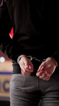Gangster Arrested With Drugs By Police, Handcuffed And Taken