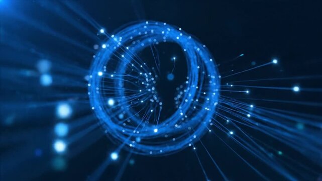 Advanced digital network infrastructure orchestrates complex data streams within a secure enterprise cloud environment for global business optimization.