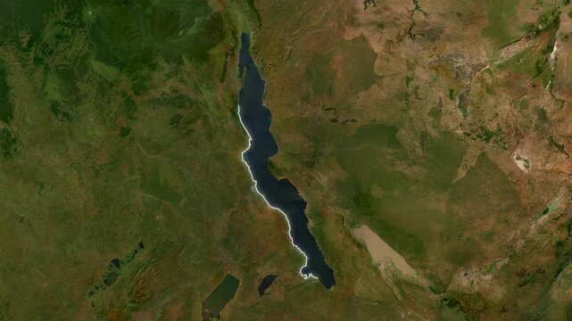 Lake Tanganyika Map Animation