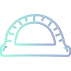 Neon School Ruler Doodle