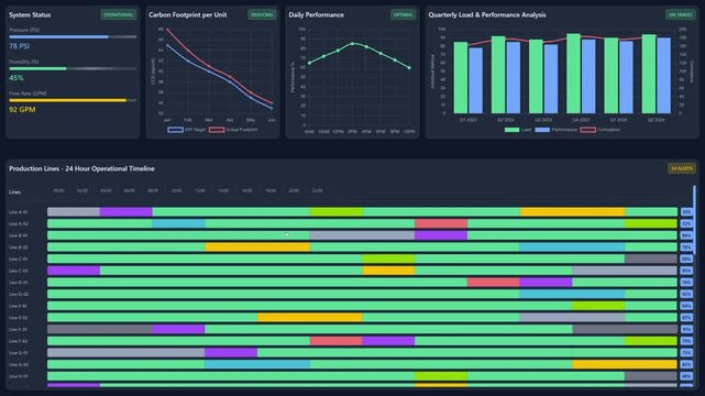 Modern Plant SCADA Control System