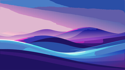 vector illustration of a mountain