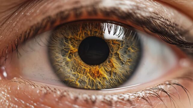 Closeup of a human eye