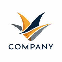 Fototapeta premium Minimalist type business logo template