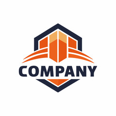 Fototapeta premium Minimalist type business logo template