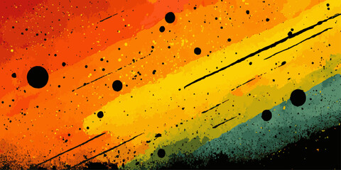 Cosmic landscape with vibrant colors and scattered celestial bodies for 2026 © DARK TRUST