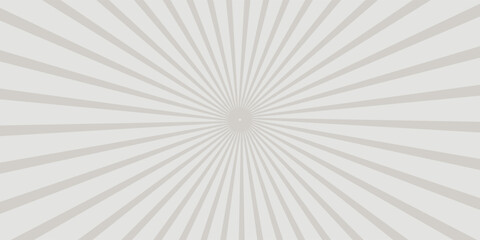Obraz premium Grey and white sunburst background