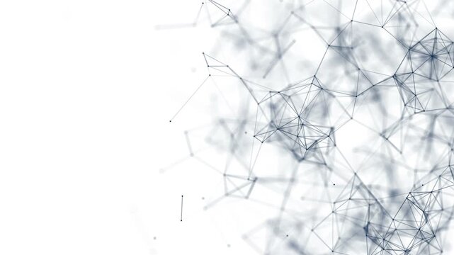 Abstract Network Connections | Digital Technology Background | Data Mesh Animation