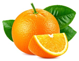 Vibrant Orange Still Life - A Slice of Citrus Perfection.