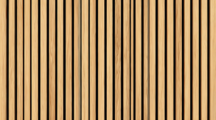 Obraz premium Repeating Vertical Wood Slat Pattern wooden slats