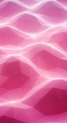 Pink Fabric Texture with White Lines Pattern.