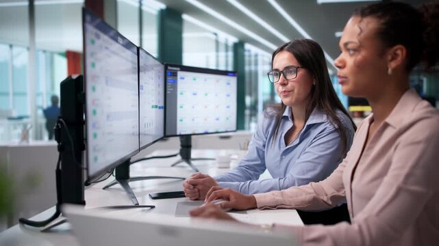 Managers Using Payroll Computer Software