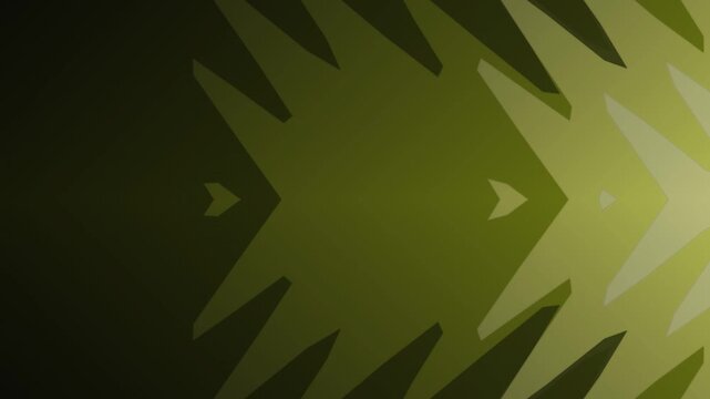 Abstract modern geometric pattern in a soothing green gradient, featuring sharp, jagged lines and a dynamic, textured background for contemporary design