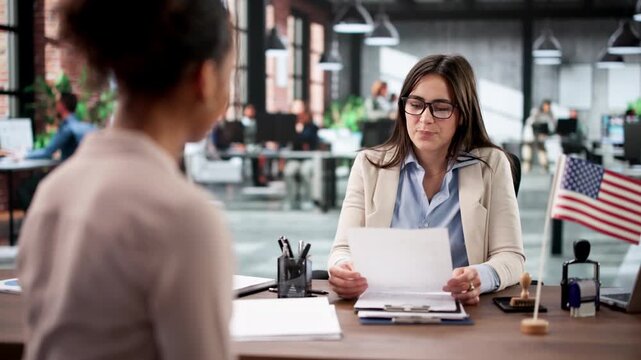 Immigration Lawyer Preparing Client For US Visa Interview