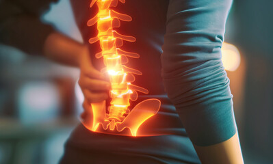 허리 디스크 xray 사진